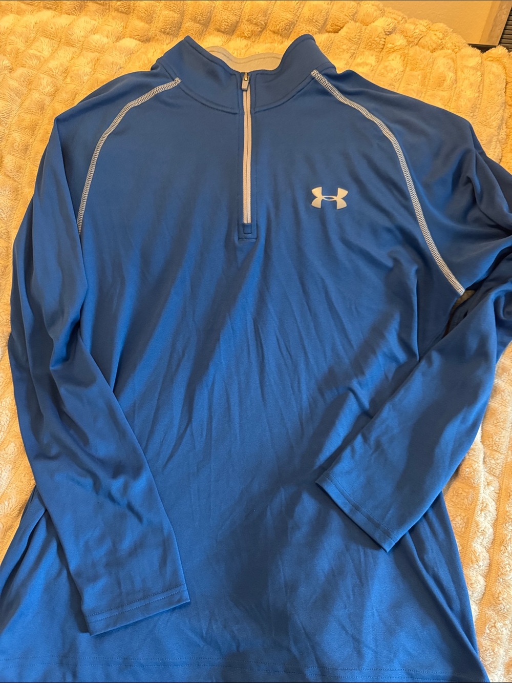 Under Armour Royal Blue Long-Sleeve Quarter Zip Pullover
